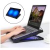 Cooler Pad Teros Ventilador Aire 2 Usb 5 Niveles Base Notebook