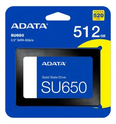 DISCO SSD ADATA 512GB SU650 3D NAND SATA