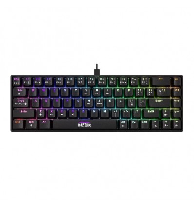 TECLADO MECANICO RAPTOR FIRECLAW M68 SWITCH RED OUTEMU