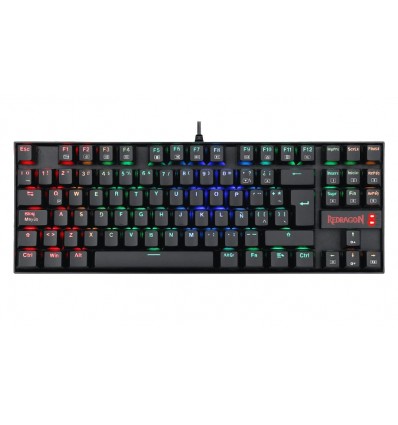 Teclado Gamer Mecánico Redragon K552 Kumara Rgb Switch Rojo