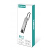 Adaptador Hub 8 En 1 Tipo C, Ethernet, Hdmi, Usb, Sd, Td