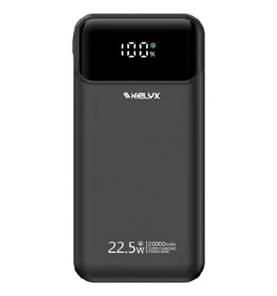 Cargador Kelyx Power Bank 20000mah Usb-c, Lightning, Usb
