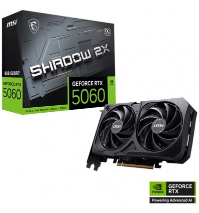 PLACA DE VIDEO GeForce RTX 5060 8GB MSI SHADOW 2X OC