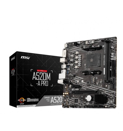Motherboard MSI A520M-A PRO AMD A520 AM4 DDR4