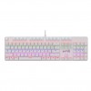 Teclado Raptor Fireclaw M104 Mecanico Retroiluminado Switch Red Outemu