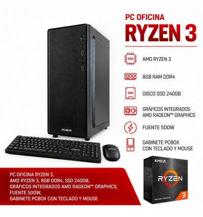 Pc Gamer Amd Ryzen 4700s |Ram 16GB | Geforce GT730 2gb