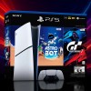 Consola Sony Playstation 5 Ps5 Slim Digital + 2 Juegos Astro Bot Y Gt7 - Blanca 1TB