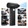 Soplador Pistola Mini Jet Violent Fan 6 Vel. Potencia Luz