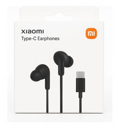 Auriculares In-ear Xiaomi Audio Type-c Earphones Negro